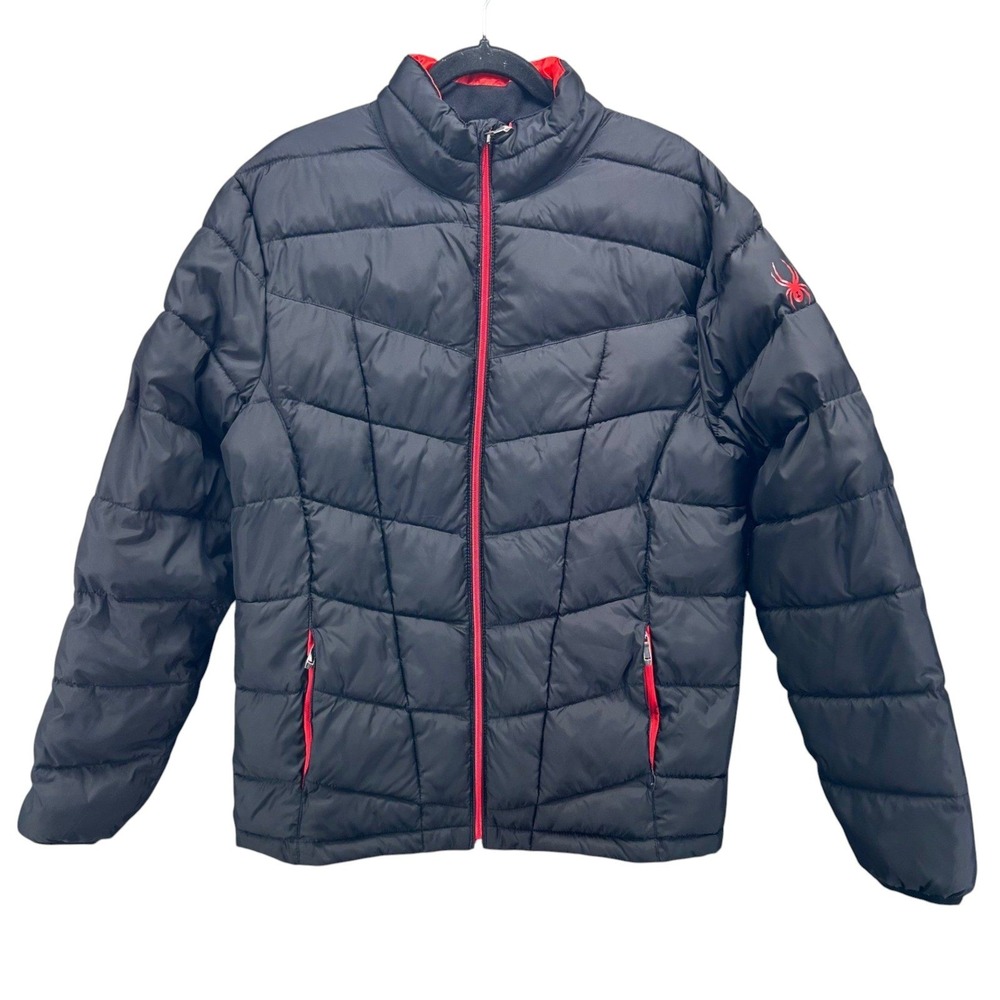 Spyder Puffer Ski‎ Jacket Black Medium